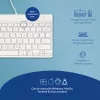 Tastiera ergonomica R-Go Tools R-Go Compact Break, tastiera compatta con software per pause, QWERTY (US), con filo, bianco