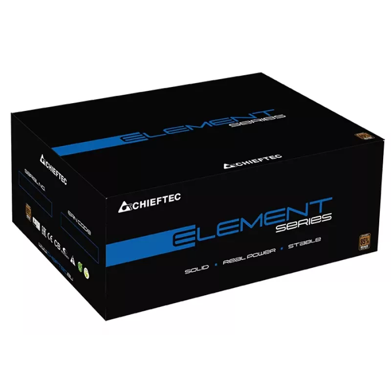 Alimentatore Chieftec ELP-600S 600 W 20+4 pin ATX PS/2 nero