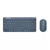 Trust Lyra tastiera mouse inclusi ufficio RF Wireless + Bluetooth QWERTY US-inglese blu