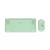 Trust Lyra 24942 set tastiera e mouse wireless, verde