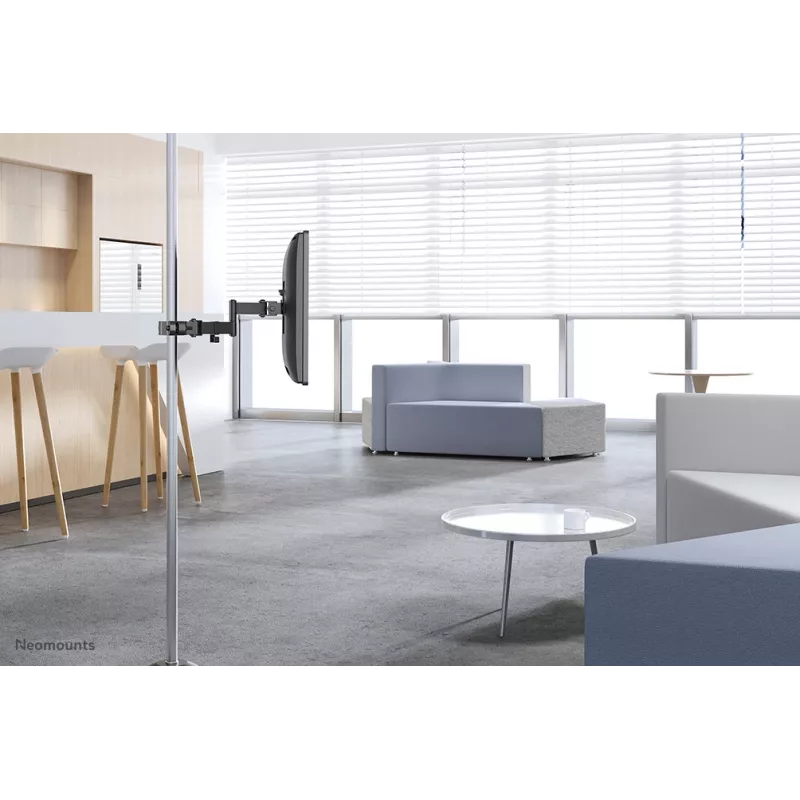 Neomounts FL40-450BL11 supporto per montaggio su palo TV 17-32 pollici - diam. 28-60 mm - Full-Motion