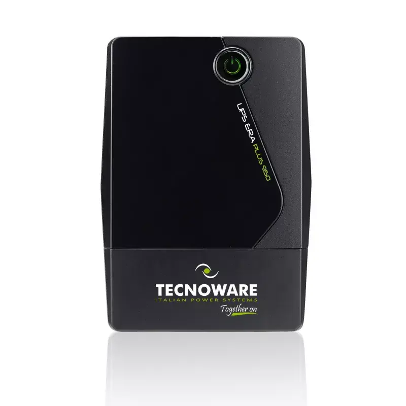 Tecnoware Era Plus 950 FGCERAPL952SCH UPS/AVR, 950 VA (0,95 kVA), 665 W, Schuko, onda sinusoidale modificata, batteria 12V 7Ah