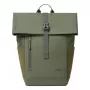 Zaino da viaggio Rivacase Eden oliva pelle PU poliestere rPET 250x160x430mm