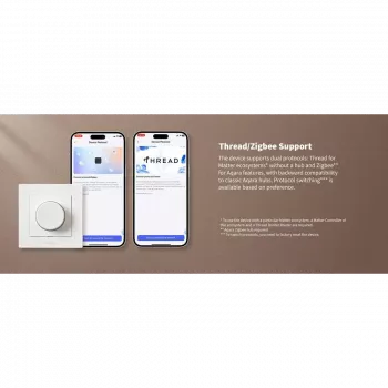 Aqara Dimmer Switch H2 EU bianco interruttore luce Aqara KD-R01D