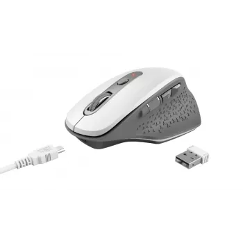 Trust Ozaa mouse ufficio destrorso RF wireless ottico 2400 DPI