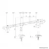 Neomounts DS60-600BL2 braccio monitor 10-32