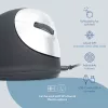 R-Go Tools mouse ergonomico R-Go HE Break con software Break, medio (dimensione mano 165-185 mm), destrorso, cablato, nero