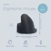 R-Go Tools mouse ergonomico R-Go HE Break con software Break, medio (dimensione mano 165-185 mm), destrorso, cablato, nero