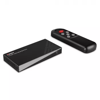 Switch HDMI 8K60 Lindy 3 porte HDMI USB Micro-USB nero 4320p 48 Gbit/s