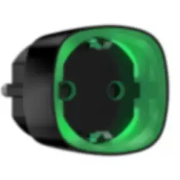 Presa Ajax Socket 2500 W nera per interni wireless