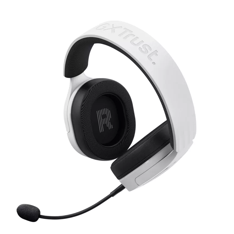 Trust GXT 491W FAYZO Headset con filo e senza fili Head-Band Gaming USB Type-C Bluetooth nero, bianco