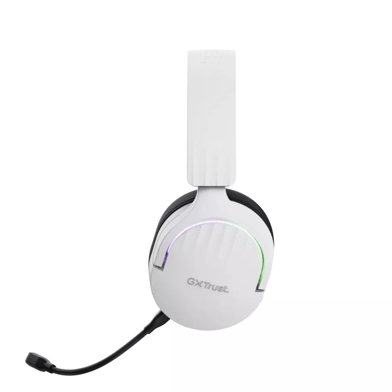 Trust GXT 491W FAYZO Headset con filo e senza fili Head-Band Gaming USB Type-C Bluetooth nero, bianco
