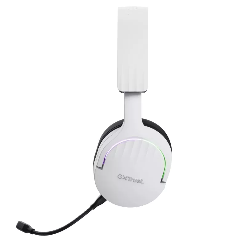 Trust GXT 491W FAYZO Headset con filo e senza fili Head-Band Gaming USB Type-C Bluetooth nero, bianco