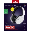 Trust GXT 491W FAYZO Headset con filo e senza fili Head-Band Gaming USB Type-C Bluetooth nero, bianco
