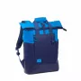 Zaino Rivacase Dijon 39,6 cm (15,6 inch) blu 1 scomparto maniglia cinghia a tracolla