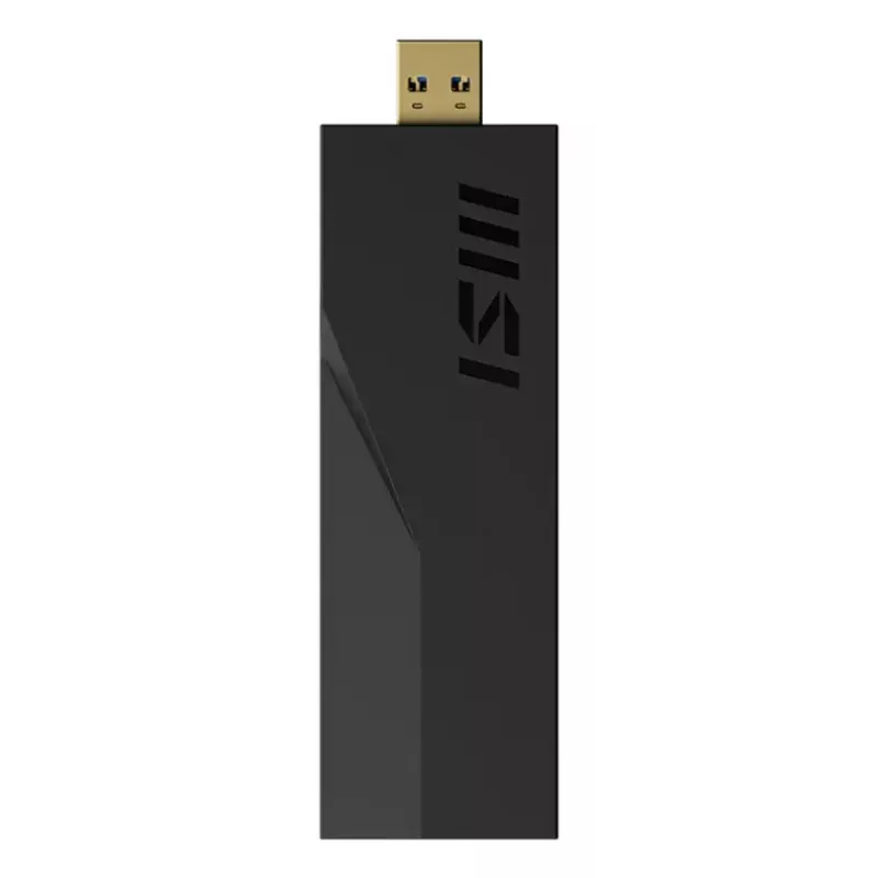Chiavetta USB MSI BE6500 WiFi7 USB 3.2 Gen 1 Dongle nero