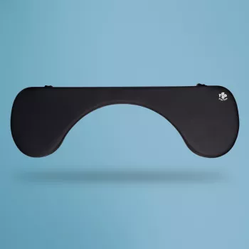 Poggia braccia R-Go Tools R-Go, ergonomico, simmetrico, con incavo addominale, schiuma morbida, nero