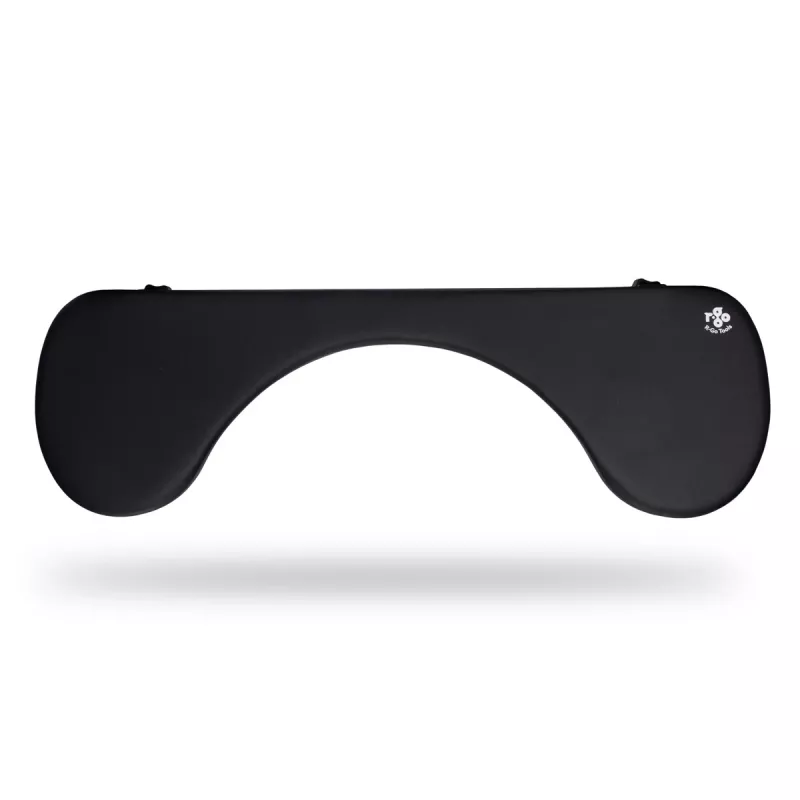 Poggia braccia R-Go Tools R-Go, ergonomico, simmetrico, con incavo addominale, schiuma morbida, nero