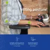 Poggia braccia R-Go Tools R-Go, ergonomico, simmetrico, con incavo addominale, schiuma morbida, nero