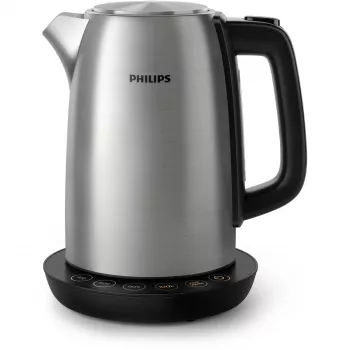Bollitore elettrico Philips HD9359/90 1,7 L, 2200 W, corpo in acciaio inox, nero metallizzato