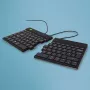 Tastiera ergonomica R-Go Tools R-Go Split Break v2 con software Break, tastiera ergonomica divisa, QWERTY (UK), con filo, nero