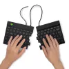 Tastiera ergonomica R-Go Tools R-Go Split Break v2 con software Break, tastiera ergonomica divisa, QWERTY (UK), con filo, nero