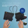 Tastiera ergonomica R-Go Tools R-Go Split Break v2 con software Break, tastiera ergonomica divisa, QWERTY (UK), con filo, nero