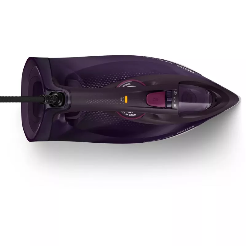 Ferro da stiro Philips serie 7000 DST7061/30 ferro da stiro a vapore suola SteamGlide Elite 3000 W viola