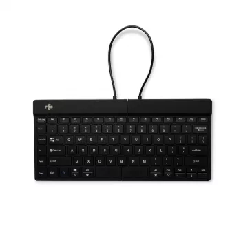 Tastiera ergonomica R-Go Tools R-Go Split Break con software per pause, tastiera ergonomica divisa, QWERTY (US), Bluetooth, nero