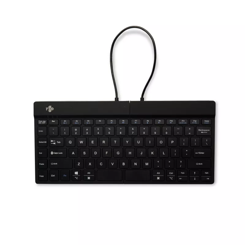 Tastiera ergonomica R-Go Tools R-Go Split Break con software per pause, tastiera ergonomica divisa, QWERTY (US), Bluetooth, nero