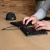 Tastiera ergonomica R-Go Tools R-Go Split Break con software per pause, tastiera ergonomica divisa, QWERTY (US), Bluetooth, nero