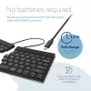 Tastiera ergonomica R-Go Tools R-Go Split Break con software per pause, tastiera ergonomica divisa, QWERTY (US), Bluetooth, nero