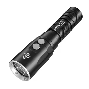 Torcia portatile Nitecore DL20 LED 1000 lm, 9 h di autonomia, nera, 135,5 g