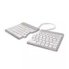 Tastiera ergonomica R-Go Tools R-Go Split Break con software per le pause, tastiera ergonomica divisa, QWERTY (US), Bluetooth, bianca