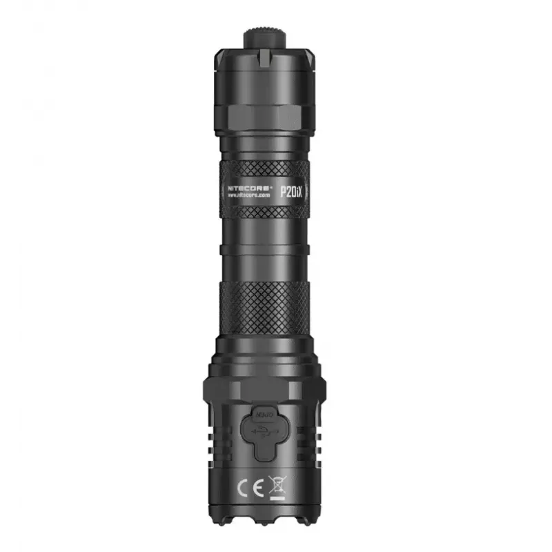 Torcia tattica Nitecore P20iX nera 4000 lm USB ricaricabile
