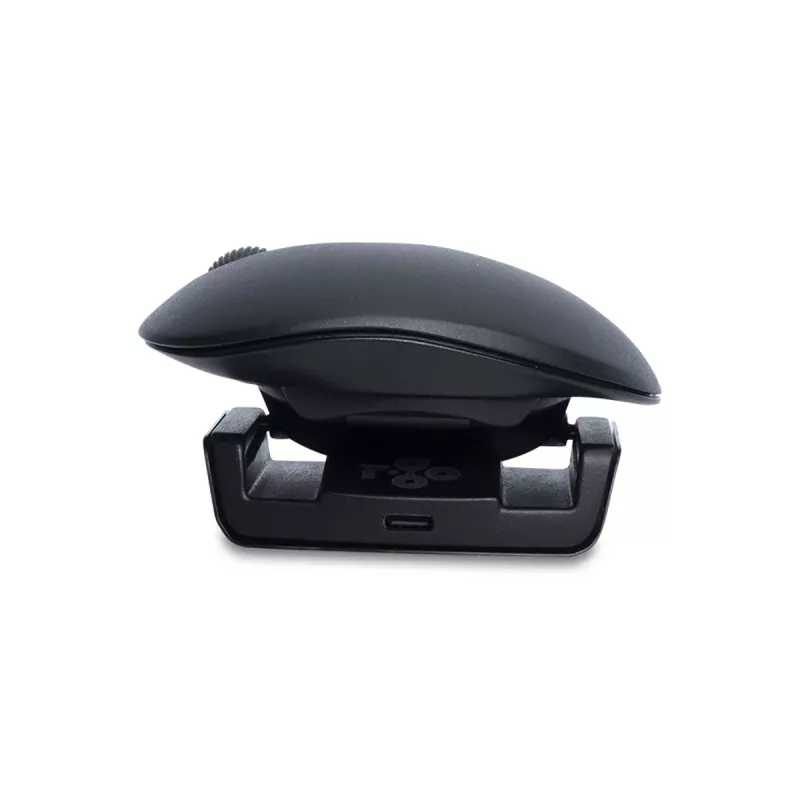 Mouse ergonomico R-Go Tools R-Go Twister, con software per pause, mouse ambidestro per entrambe le mani, pieghevole, Bluetooth e con filo