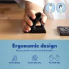 Mouse ergonomico R-Go Tools R-Go Twister, con software per pause, mouse ambidestro per entrambe le mani, pieghevole, Bluetooth e con filo