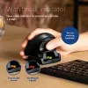 Mouse ergonomico R-Go Tools R-Go Twister, con software per pause, mouse ambidestro per entrambe le mani, pieghevole, Bluetooth e con filo