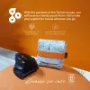 Mouse ergonomico R-Go Tools R-Go Twister, con software per pause, mouse ambidestro per entrambe le mani, pieghevole, Bluetooth e con filo