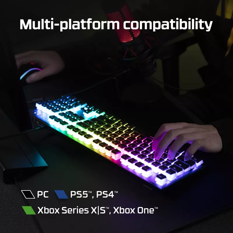 HyperX Alloy Origins Core – Tastiera gaming meccanica – HX Blue (layout US)