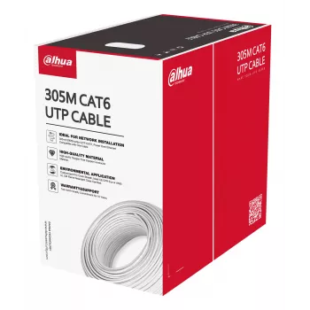 Dahua Technology PFM920I-6UN-C-V2 cavo di rete bianco 305 m Cat6 U/UTP (UTP)