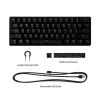 HyperX Alloy Origins 60 – Tastiera gaming meccanica – HX Red (layout US)