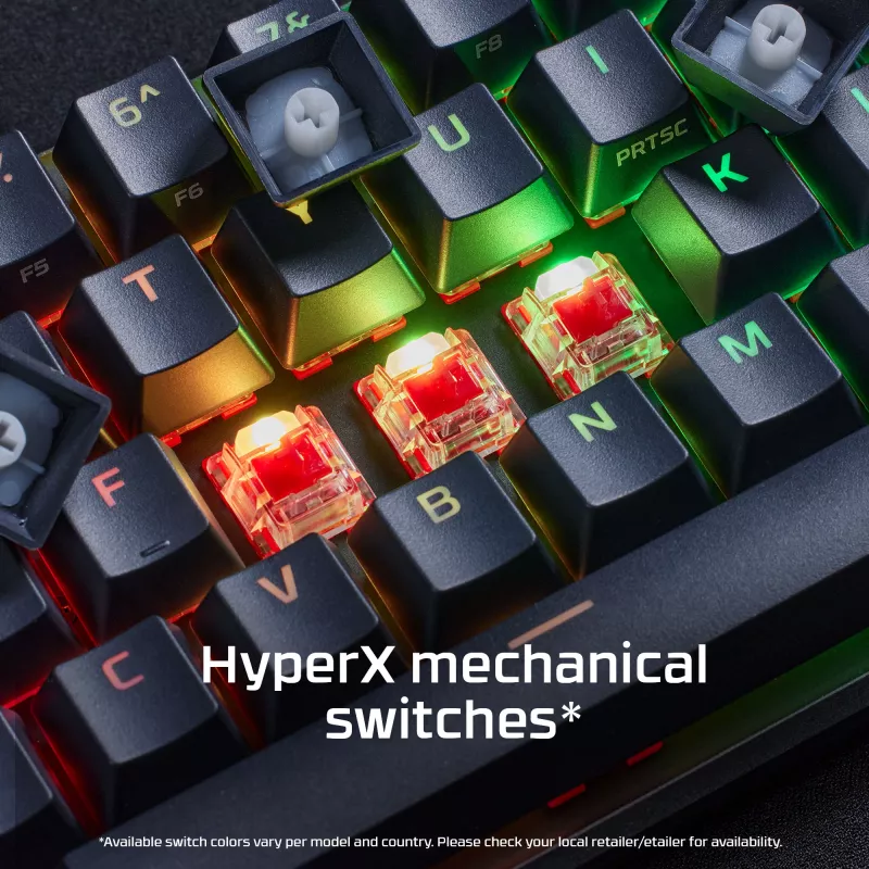 HyperX Alloy Origins 65 – Tastiera gaming meccanica – HX Red (layout US)