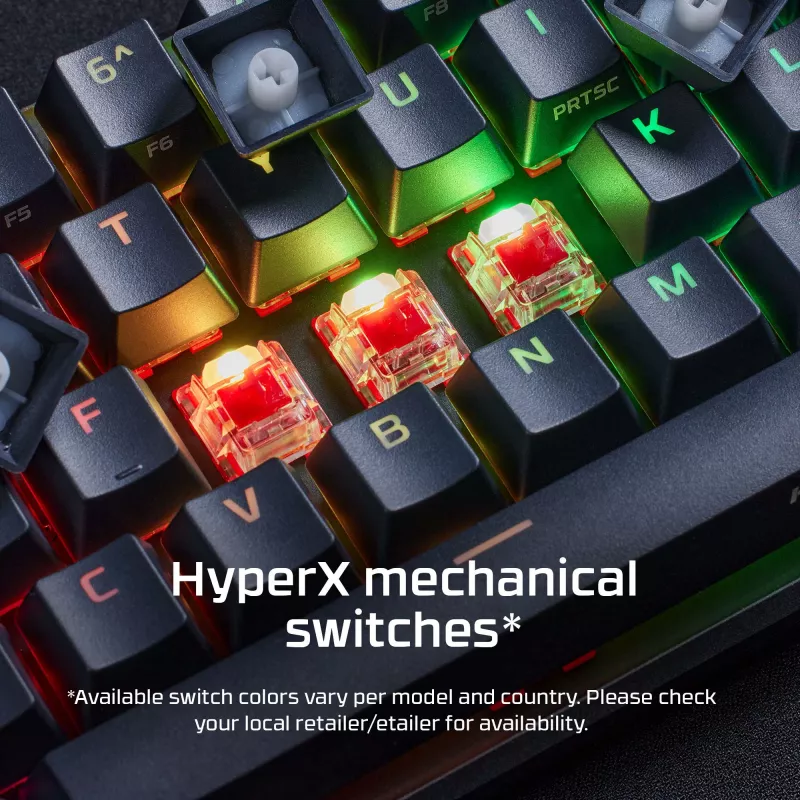 HyperX Alloy Origins 65 – Tastiera gaming meccanica – HX Red (layout US)