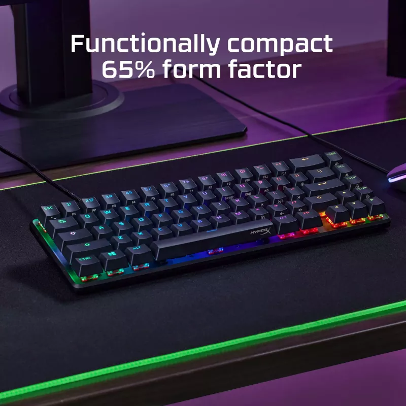 HyperX Alloy Origins 65 – Tastiera gaming meccanica – HX Red (layout US)