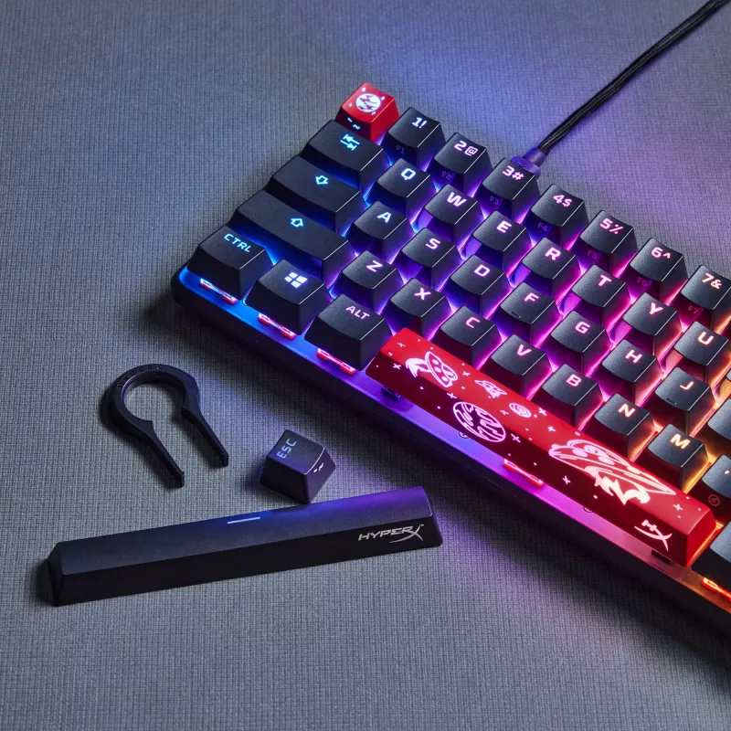 HyperX Alloy Origins 65 – Tastiera gaming meccanica – HX Red (layout US)