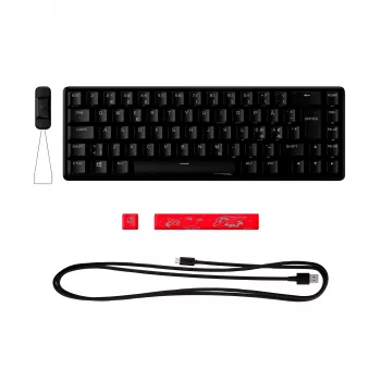 HyperX Alloy Origins 65 tastiera gaming meccanica HX Red con filo RGB