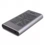 Lindy case per SSD USB 3.2 Gen 2x2 dual M.2 NVMe con funzione di clonazione