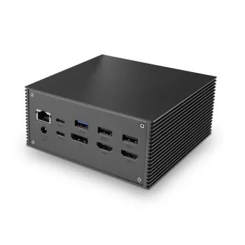 Lindy DST-Pro 101, docking station per laptop USB-C con supporto 4K e alimentatore 100W