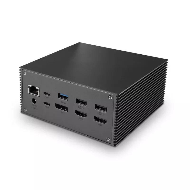 Lindy DST-Pro 101, docking station per laptop USB-C con supporto 4K e alimentatore 100W